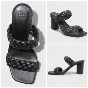 NWT! A New Day Women's Basil Mule Heels